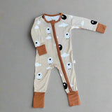 Bamboo Zip Romper | Sheep Dreams