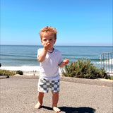 Checkerboard Shorts | Green