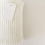 Powder Ribbed Knit Blanket