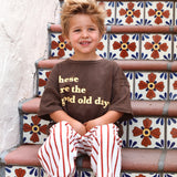Good Old Days T-shirt | Chocolate