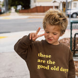 Good Old Days Pullover | Chocolate