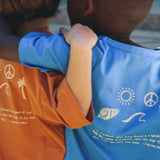 All Things Bloom With Love T-shirt | Blue