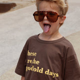 Good Old Days T-shirt | Chocolate