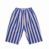 Oversized Poppy Pants | Blue Stripes