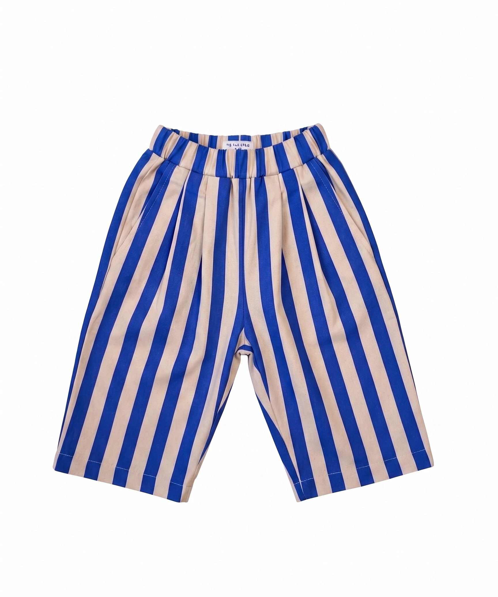 Oversized Poppy Pants | Blue Stripes