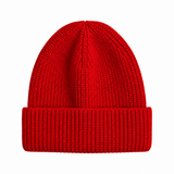 Knitted Beanie | Red