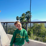 Good Old Days Pullover | Sunshine Green