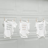 Organic Bodysuit Crawl. Walk. Surf | Caramel