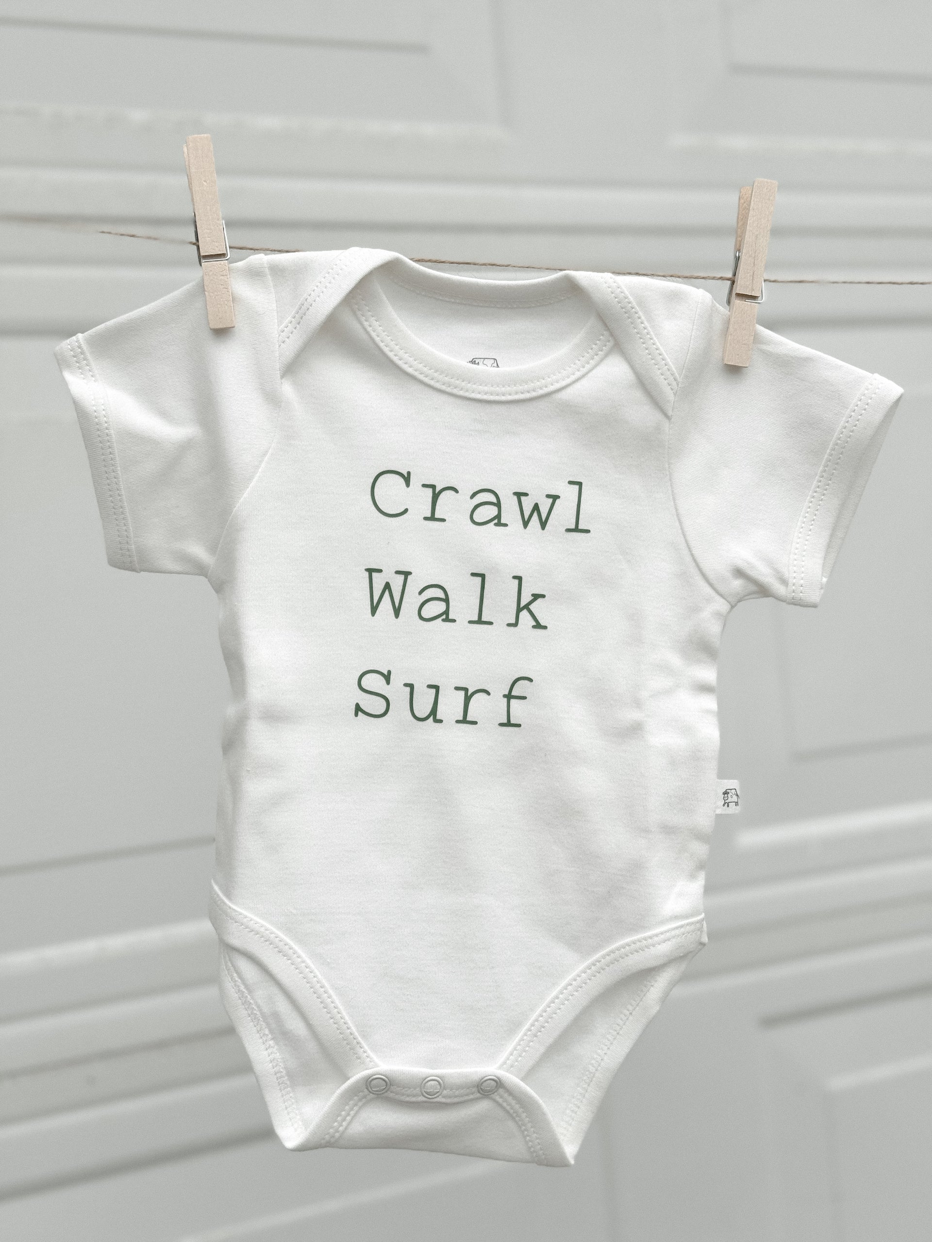 Organic Bodysuit Surf Olive – The Milk Crew