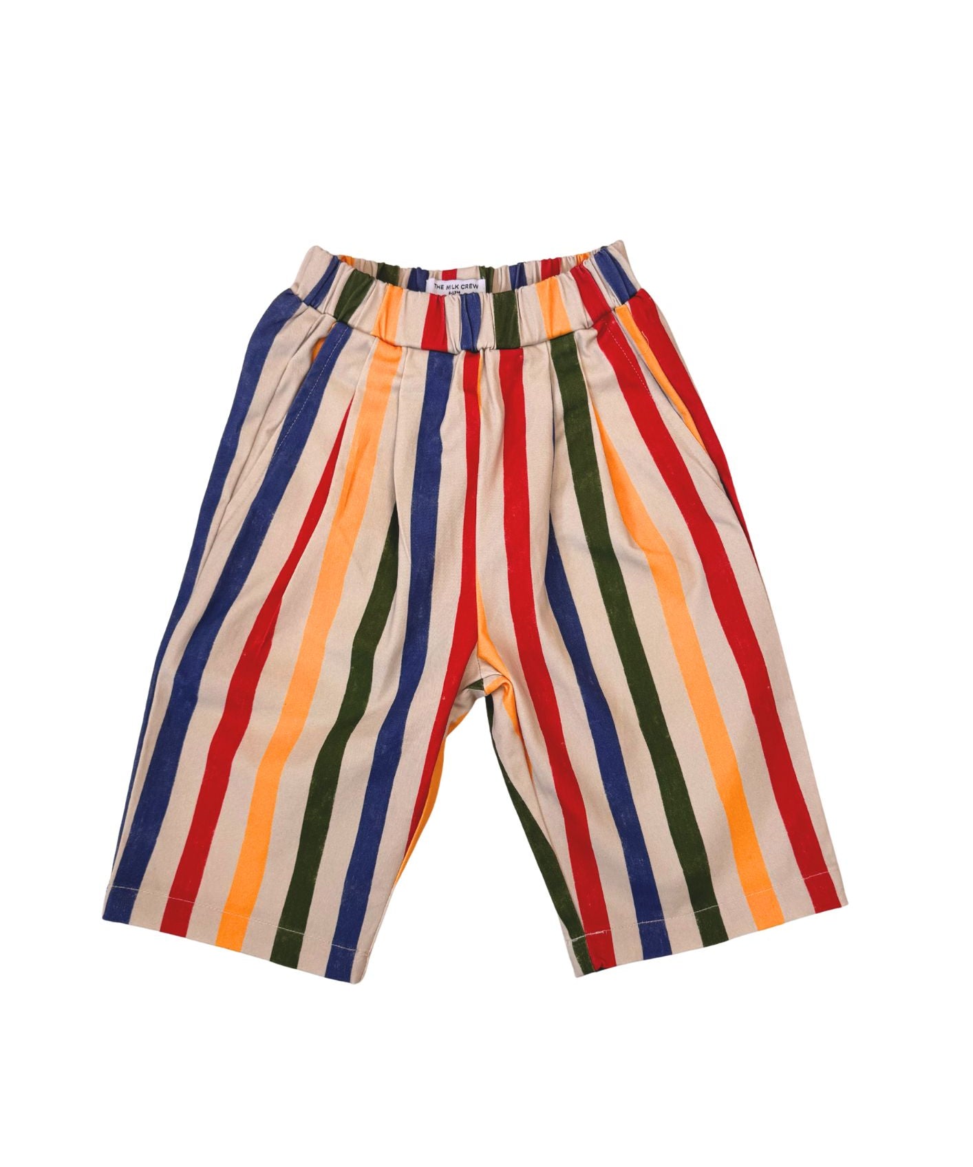 Oversized Poppy Pants | Colored Stripes