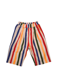 Oversized Poppy Pants | Colored Stripes