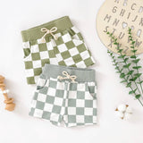 Checkerboard Shorts | Blue