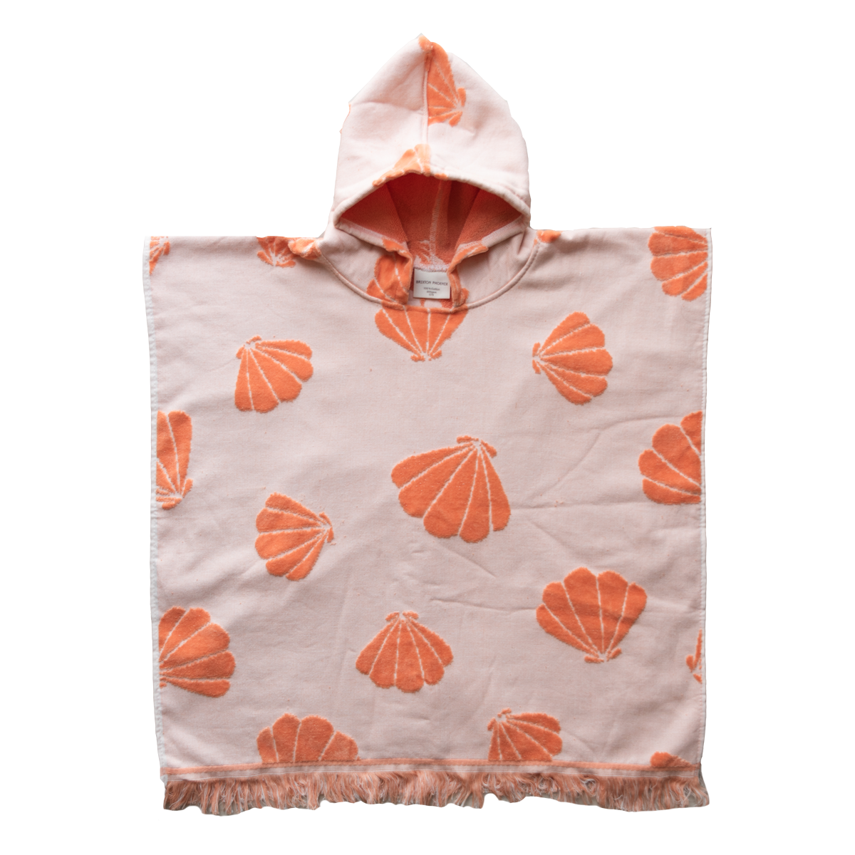 Hooded Poncho Towel Seashell