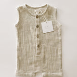 Muslin Romper - Stone