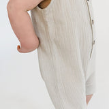 Muslin Romper - Stone